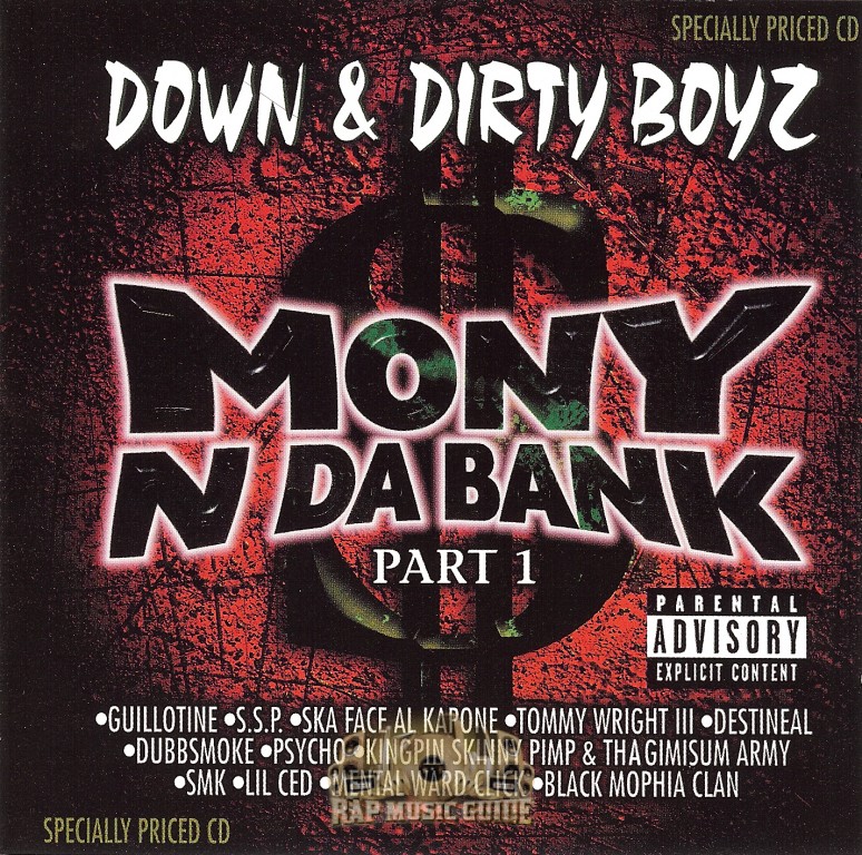 Down & Dirty Boyz - Mony N Da Dank Part 1: CD | Rap Music Guide
